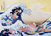Bodies Surfing The Great Wave, after Hokusai