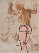 Libyan Sibyl after Michelangelo
