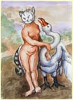 Pussy as Leda