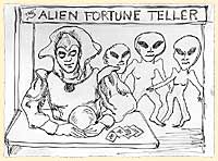 Sketch: Alien Fortune Teller